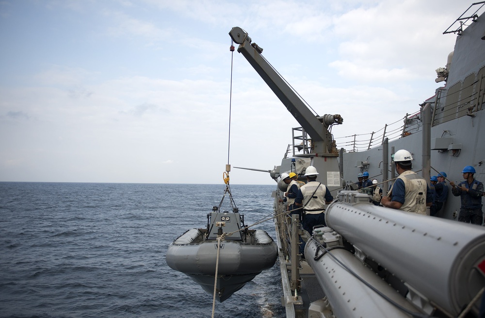 USS Bulkeley operations