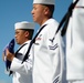 Ash scattering ceremony at the USS Utah Memorial