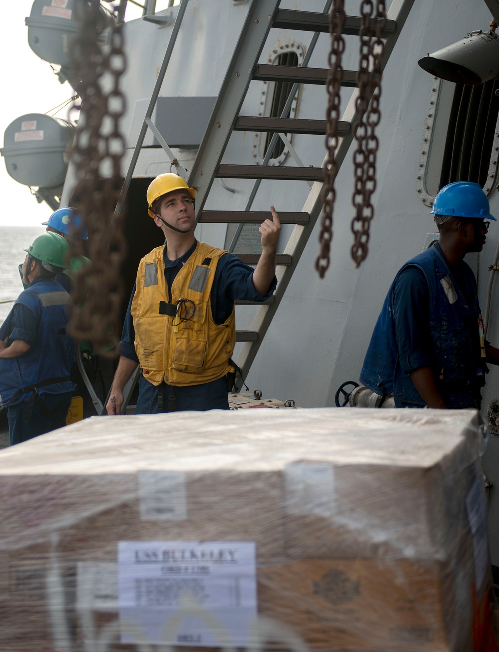 USS Bulkeley replenishment