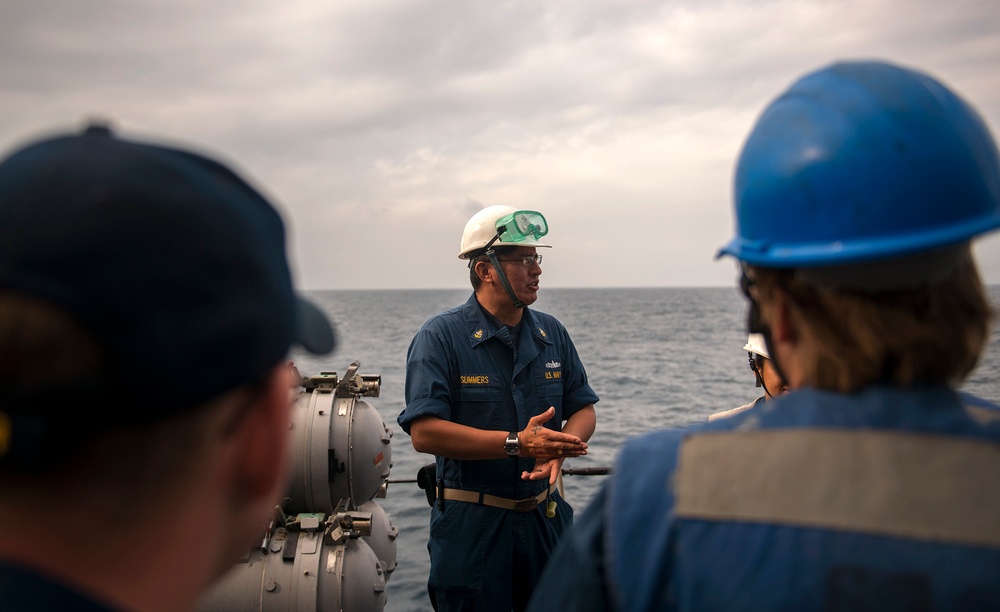 USS Bulkeley operations