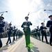 Military service members take part in St. Patrick's Day parade