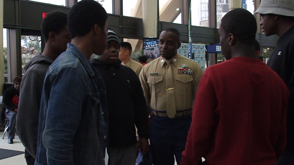 Marines Conduct Community Outreach Program, Aims to Raise Awareness