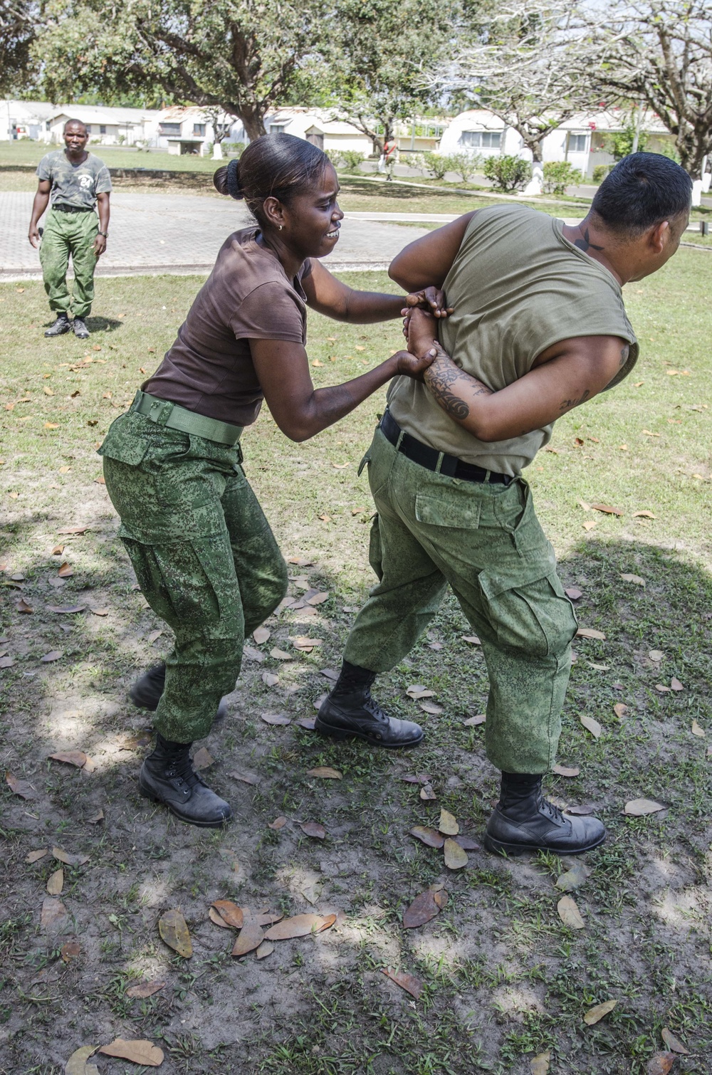 US and Belize conduct military exercise Fused Response 2014.