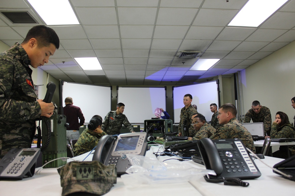 ROK, US Marines test interoperable communication equipment