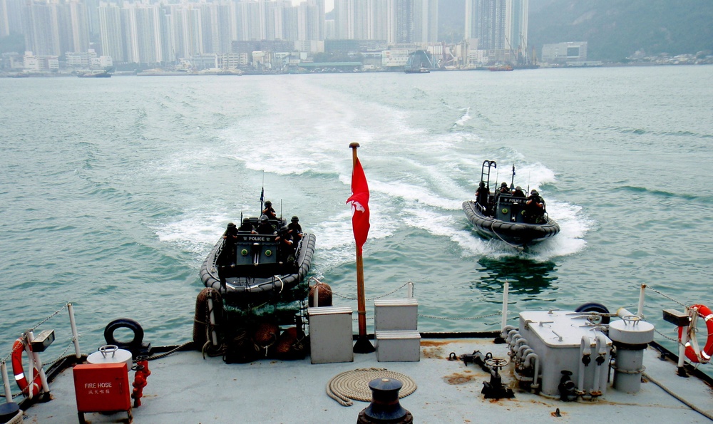 USS Blue Ridge activity