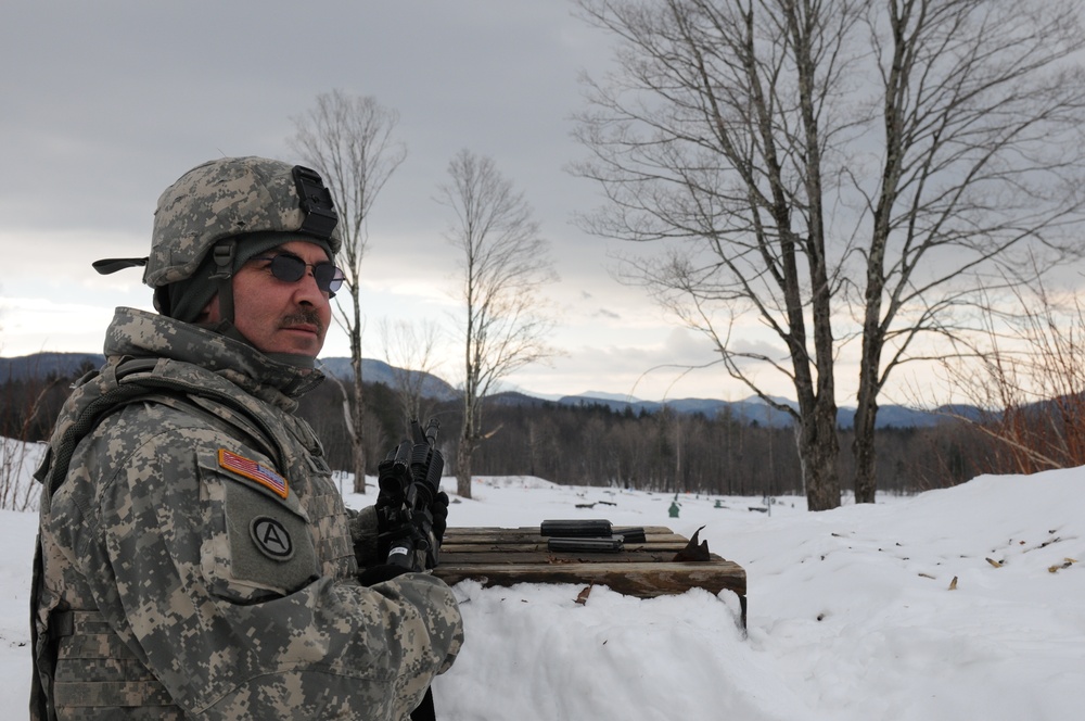 Weapons qualification in the snow