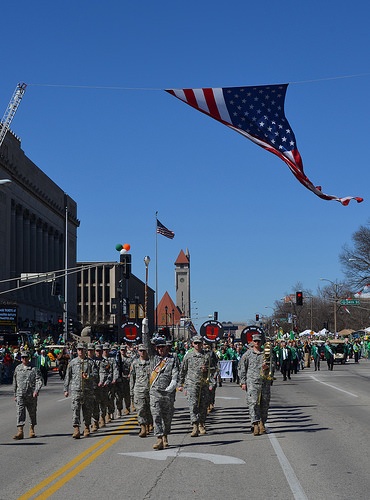 135th Army Band leads the way in St. Patrick’s Day Parade