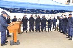 Coast Guard bids farewell to cutter with historic ties