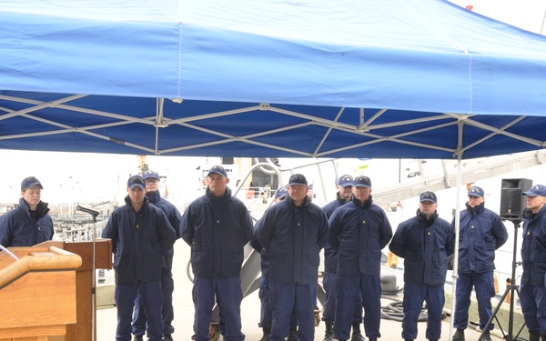 Coast Guard bids farewell to cutter with historic ties