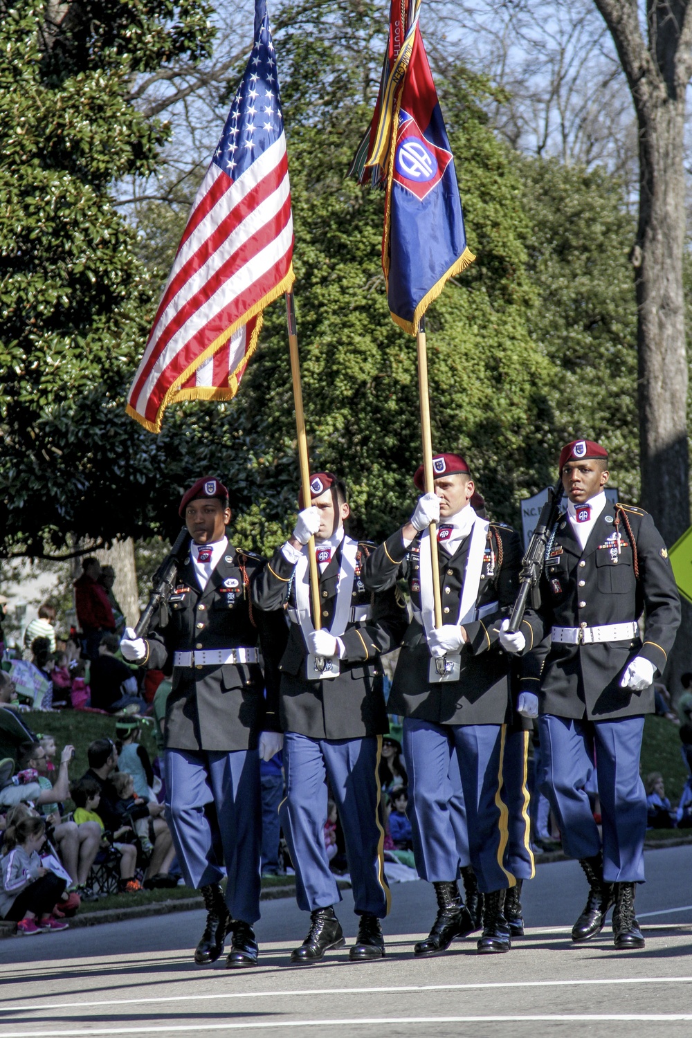 82nd Abn. Div. performs at weekend Raleigh events