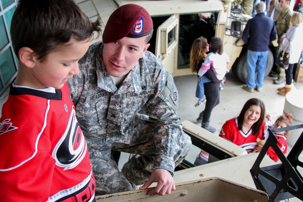 82nd Abn. Div. performs at weekend Raleigh events