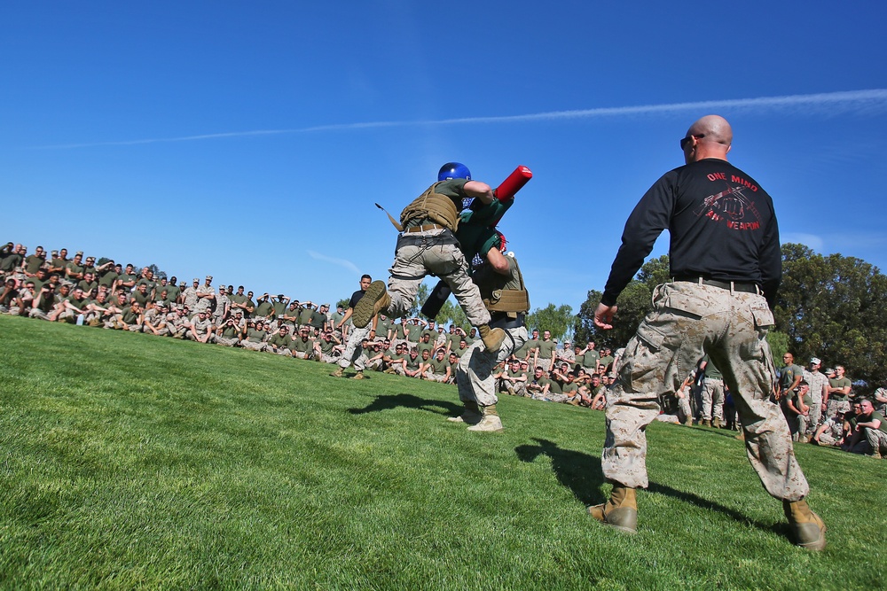 Combat engineers celebrate patron saint, St. Patrick, during field meet