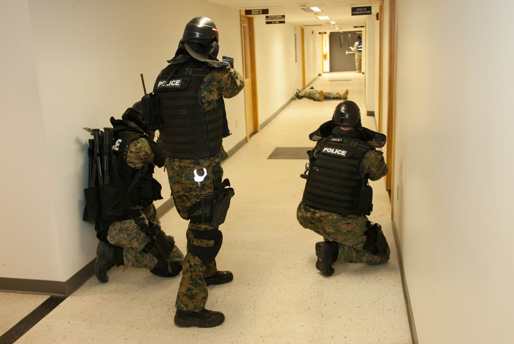 Maine National Guard trains with local agencies for active shooter exercise