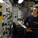 Coast Guard Cutter SPAR maintains aids to navigation near Kodiak, Alaska