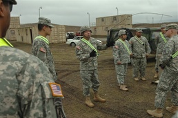 Instructions before leaving