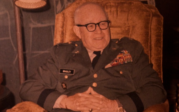 General Omar Nelson Bradley at home