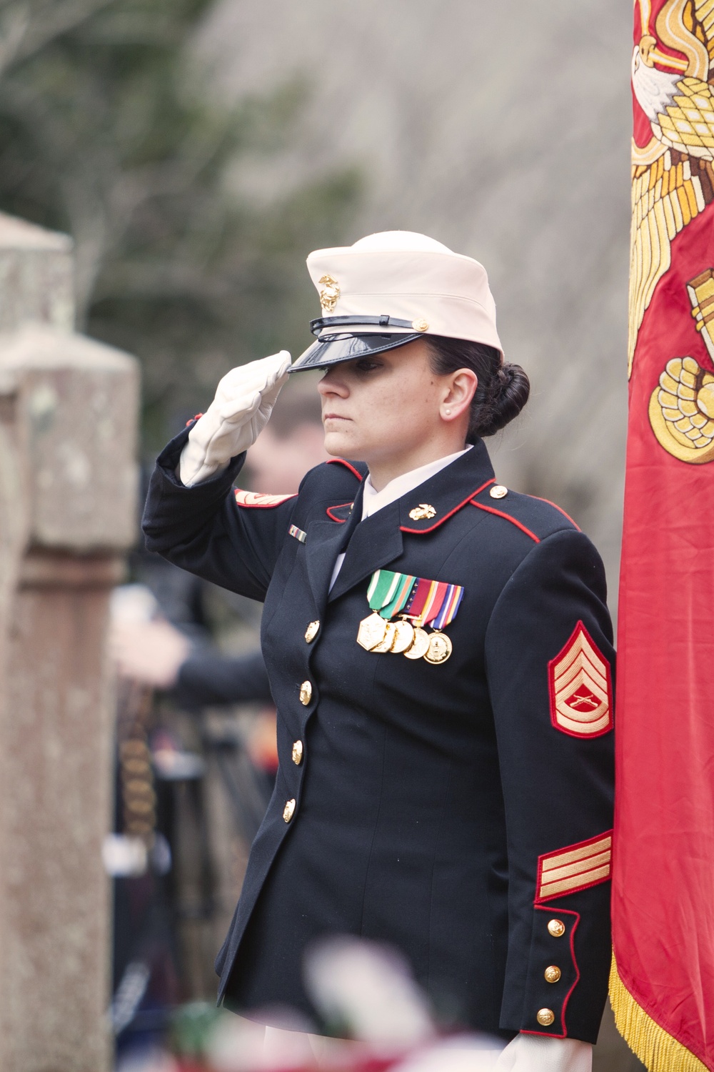 Presidential Wreath-Laying Ceremony at the resting place of President James Madison