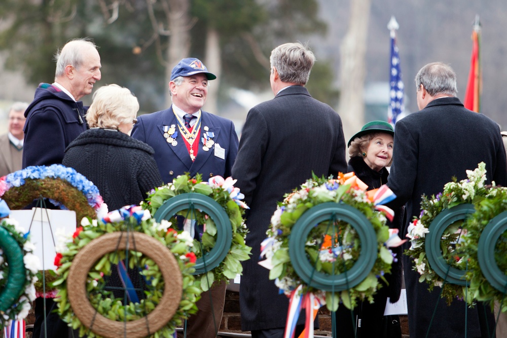 Presidential Wreath-Laying Ceremony at the resting place of President James Madison