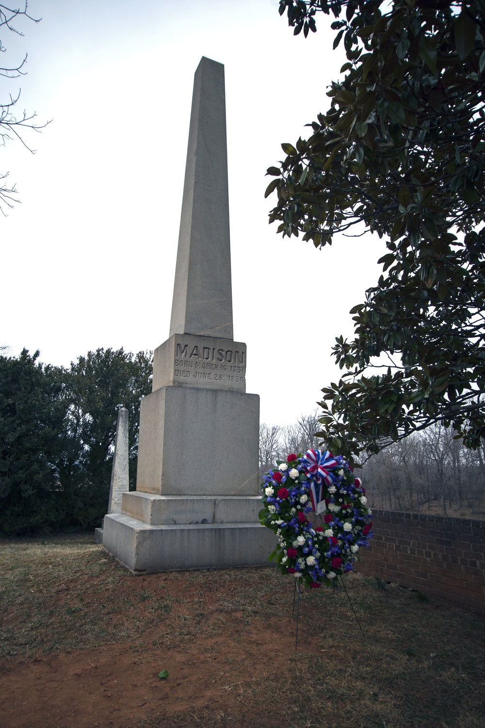 Presidential Wreath-Laying Ceremony at the resting place of President James Madison