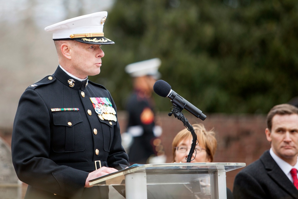 Presidential Wreath-Laying Ceremony at the resting place of President James Madison