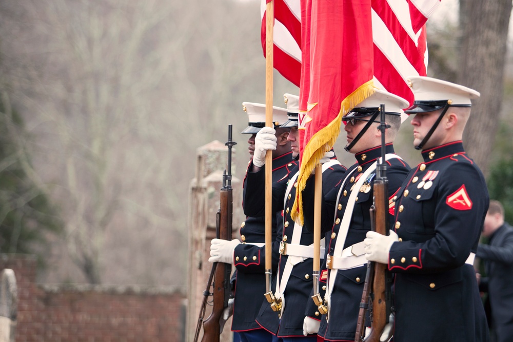 Presidential Wreath-Laying Ceremony at the resting place of President James Madison