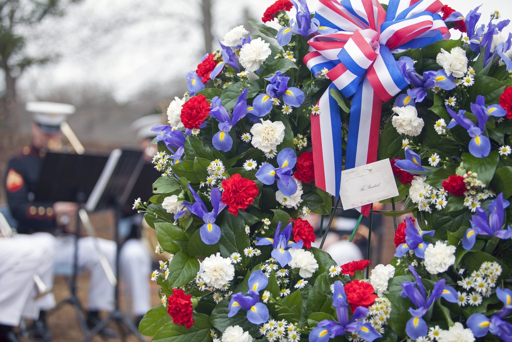 Presidential Wreath-Laying Ceremony at the resting place of President James Madison