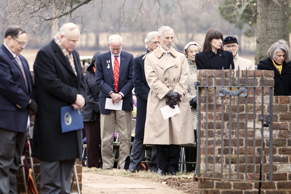 Presidential Wreath-Laying Ceremony at the resting place of President James Madison