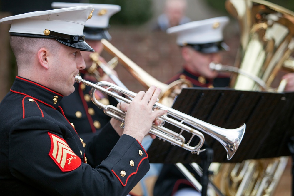 Presidential Wreath-Laying Ceremony at the resting place of President James Madison