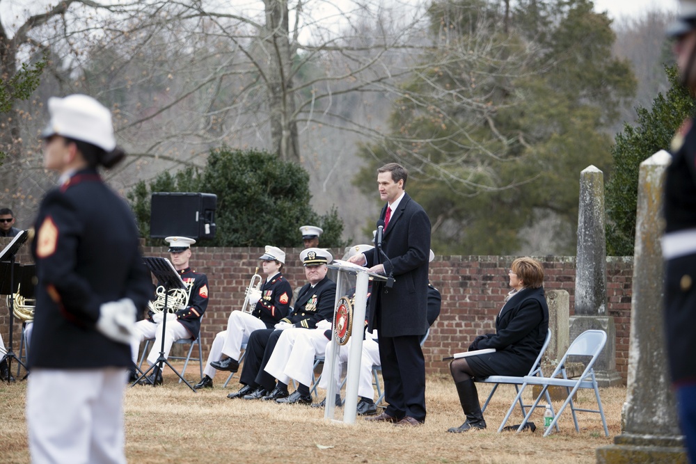 Presidential Wreath-Laying Ceremony at the resting place of President James Madison