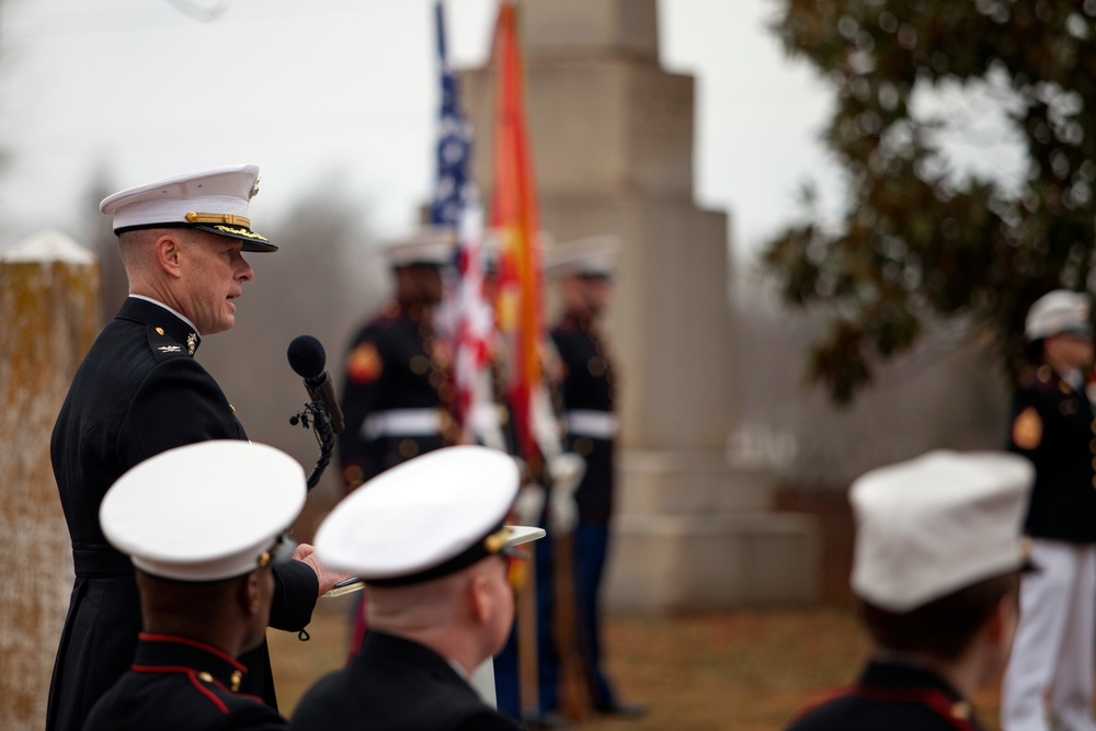 Presidential Wreath-Laying Ceremony at the resting place of President James Madison