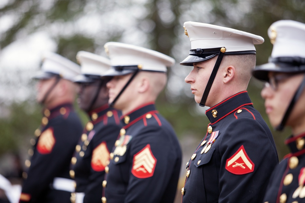 Presidential Wreath-Laying Ceremony at the resting place of President James Madison