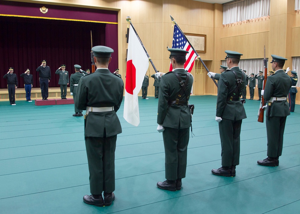 Chief of Staff of the US Army Japan visit