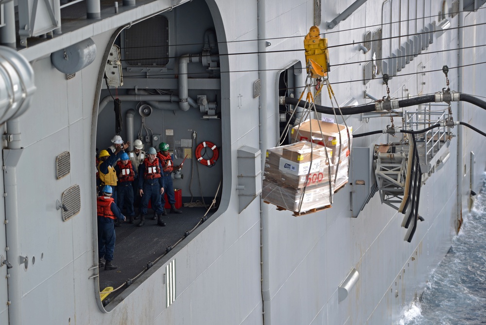 USS Bonhomme Richard replenishment