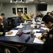 Exercise planning aboard USS Truxtun