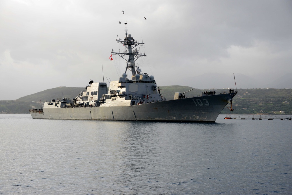 USS Truxtun Passex