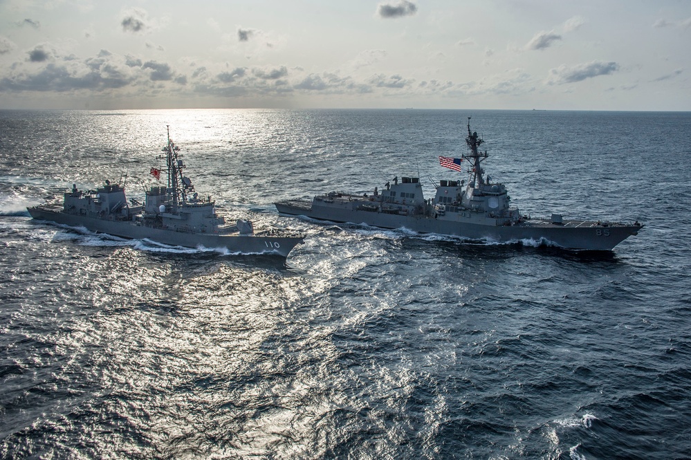 USS McCampbell transits the Pacific