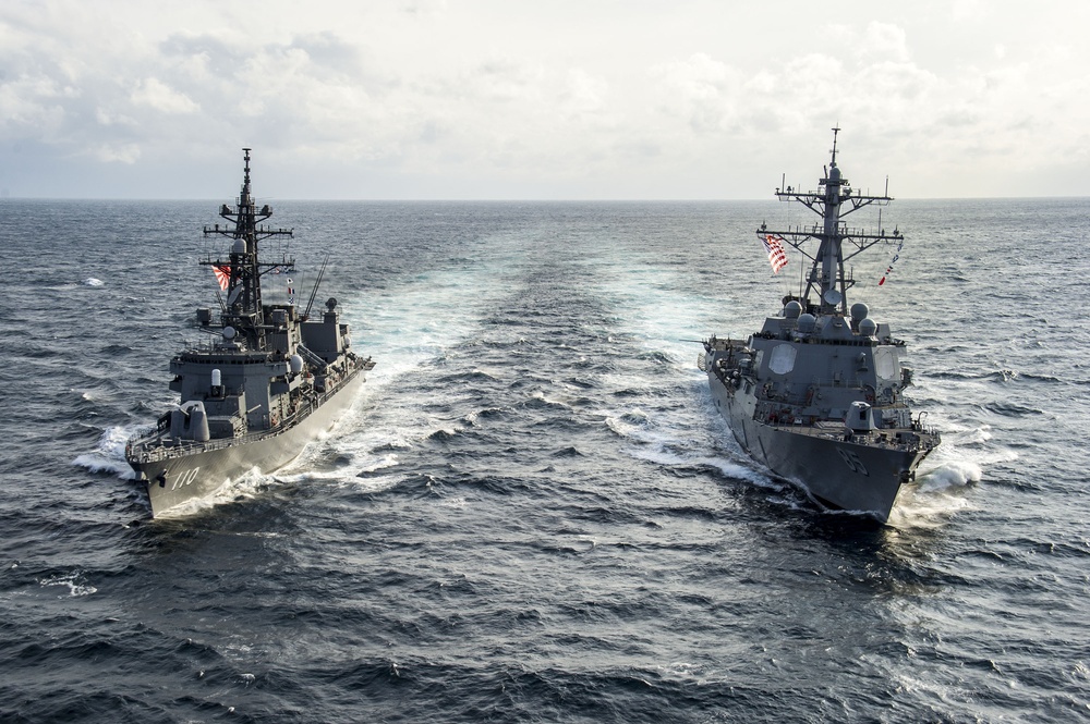 USS McCampbell transits the Pacific