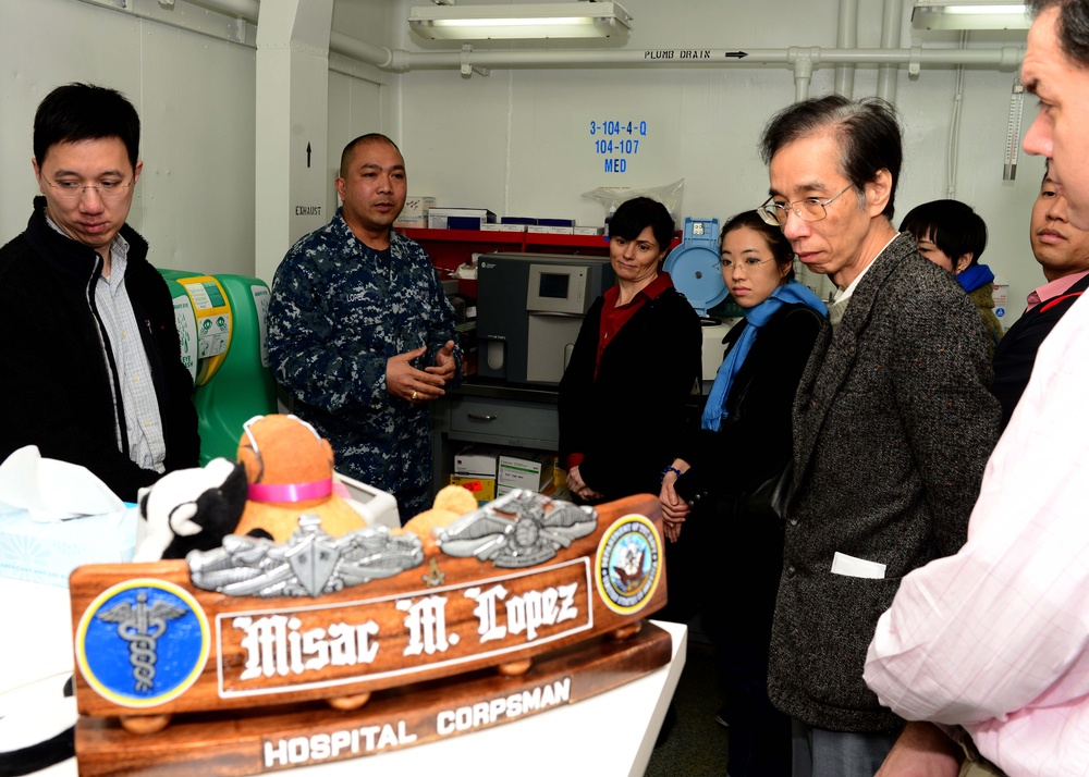 USS Blue Ridge medical department tour