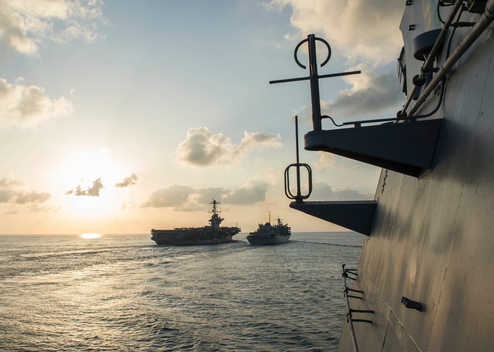 Replenishment in the Gulf of Oman