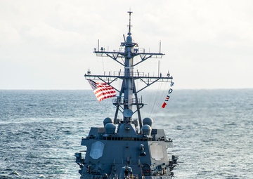 USS McCampbell Departs Yokosuka, Celebrates Success while Forward-Deployed