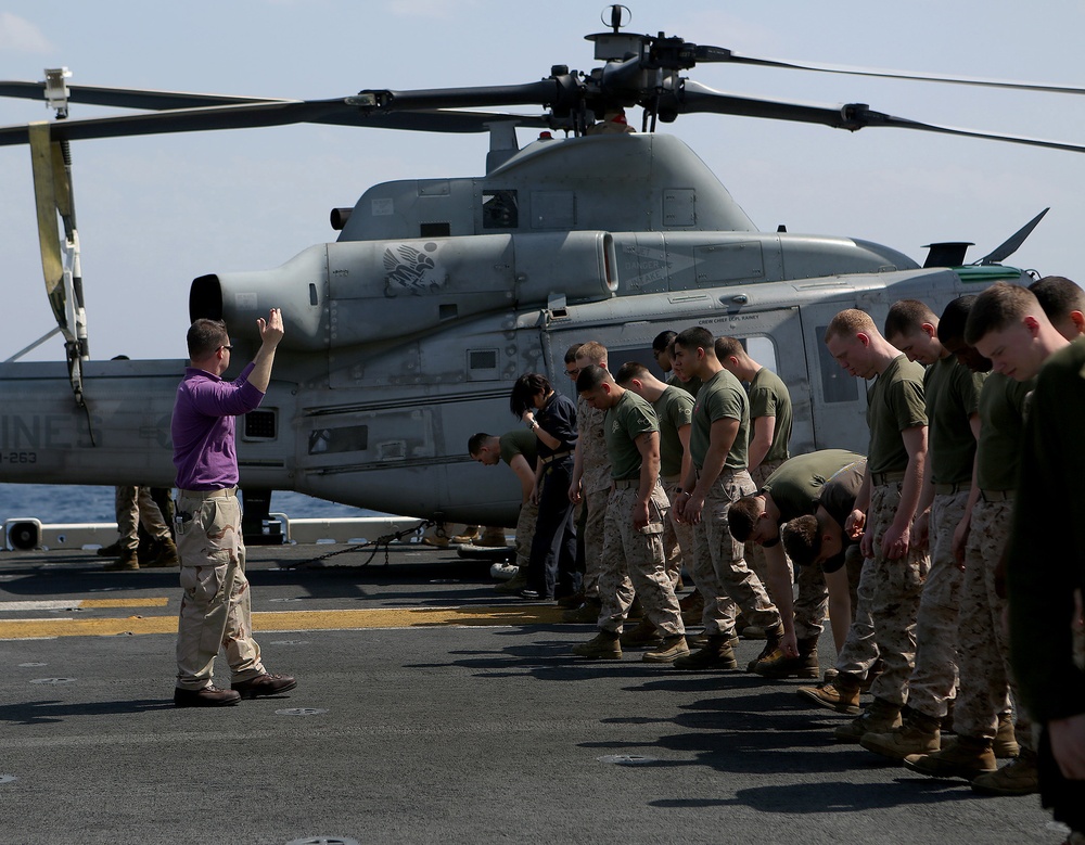 22nd MEU Marines participate in ship readiness