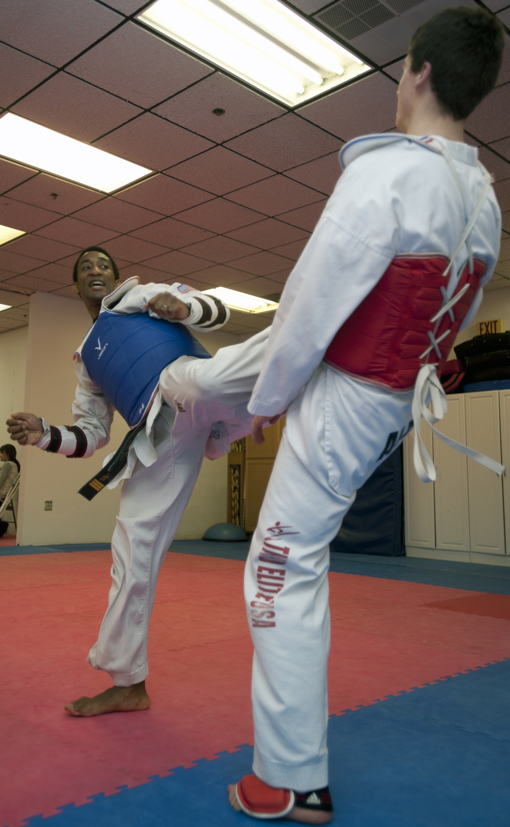 Representing Air Force and country through martial arts