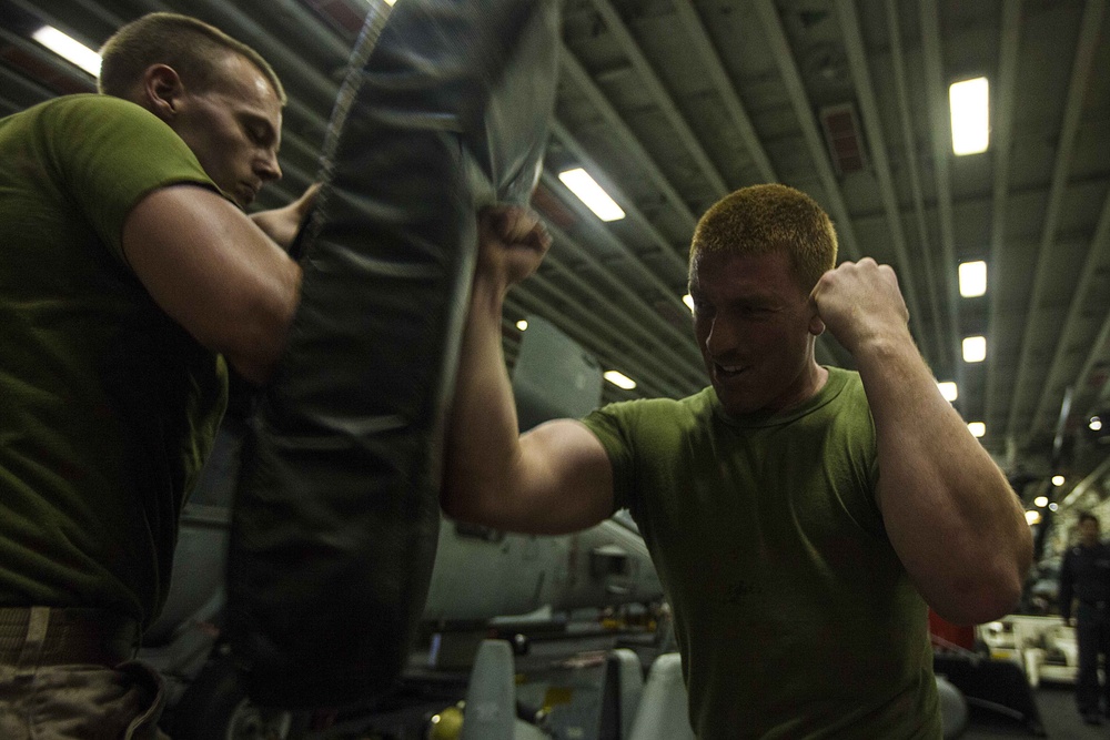 Marines, Sailors maintain readiness at sea