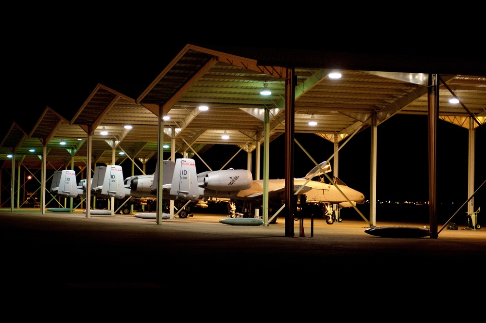 Idaho Air Guard trains during night mission at Barksdale