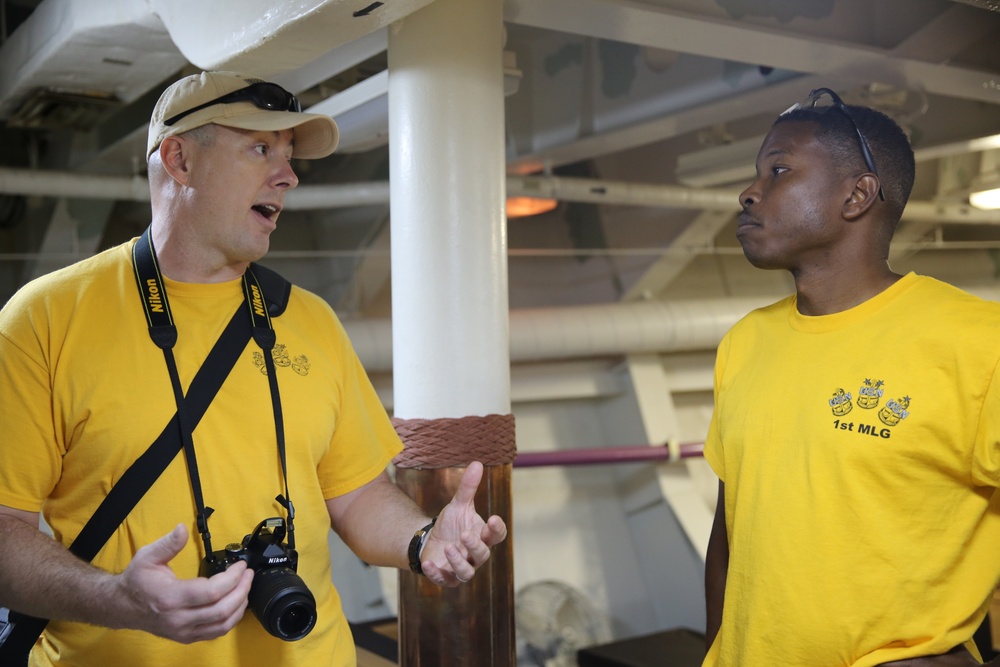 Sailors restore USS Iowa