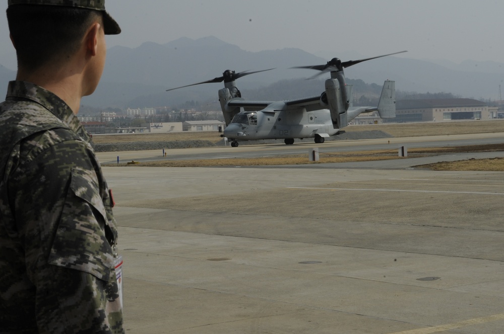 III MEF commanding general tours Daegu