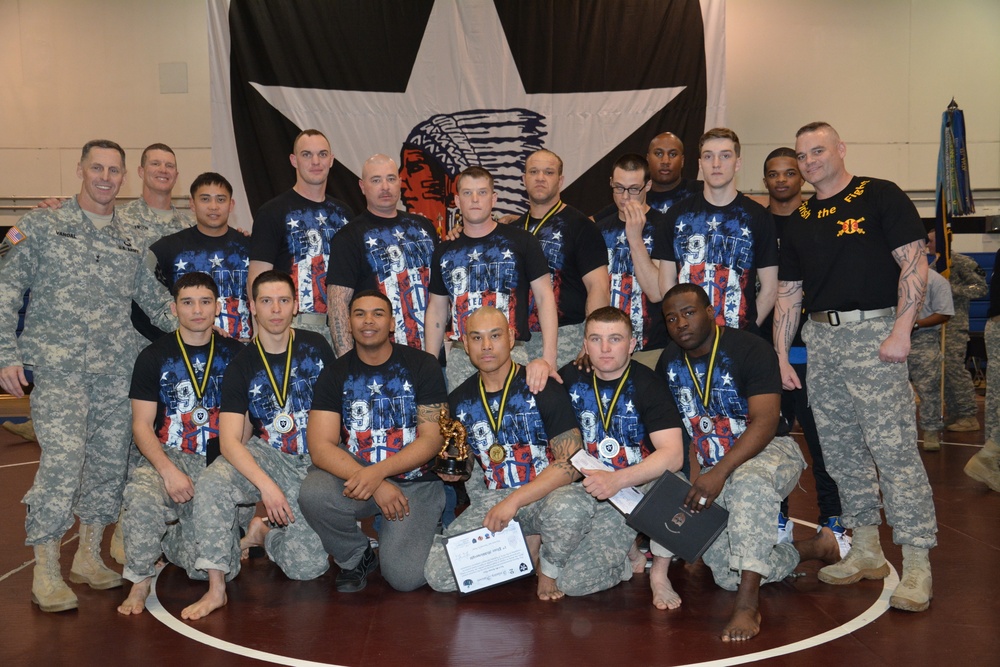 ‘Finishing the Fight,' 210th FA Brigade combatives team dominates 2nd Infantry Division tournament