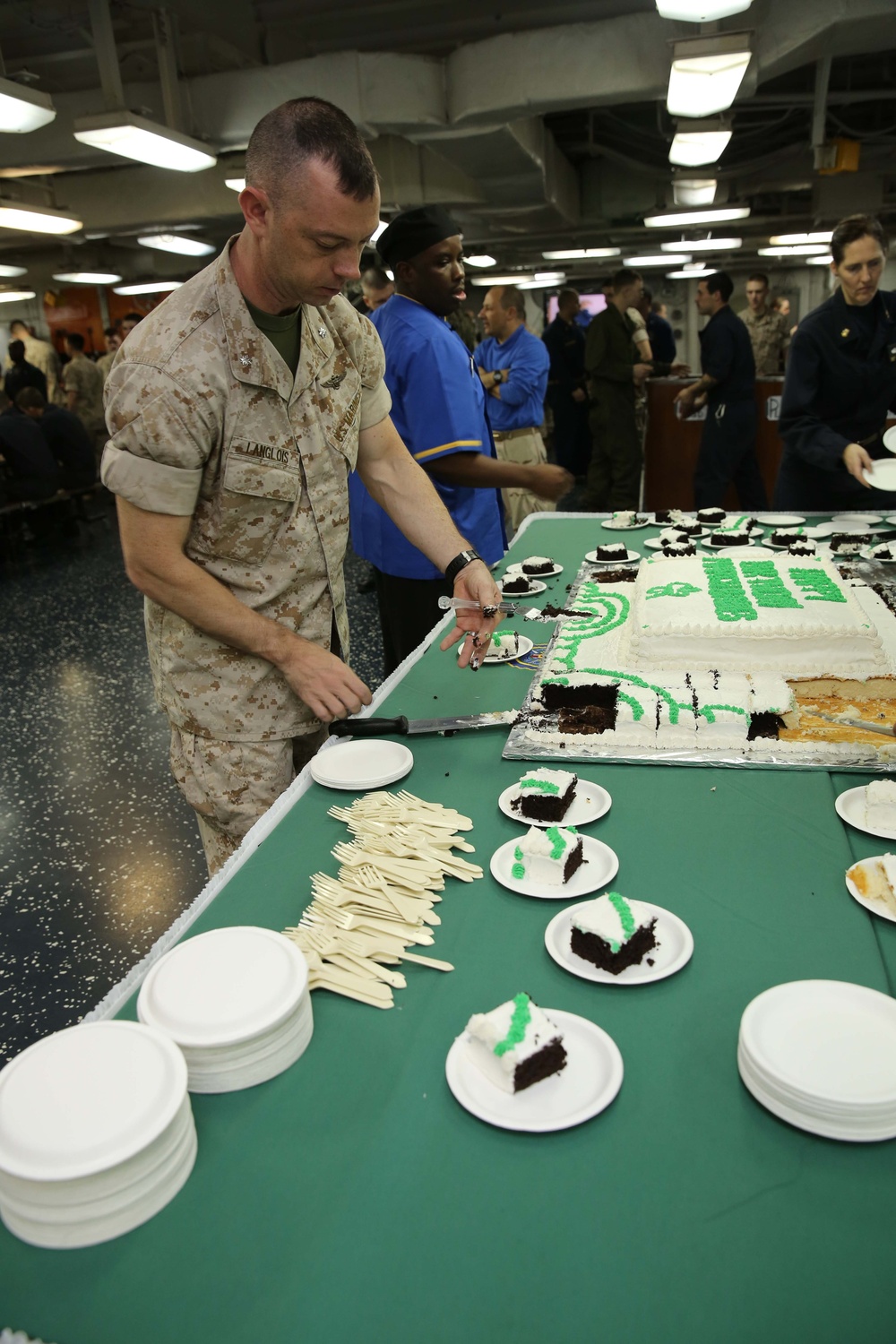 22nd MEU, USS Bataan celebrate March birthdays
