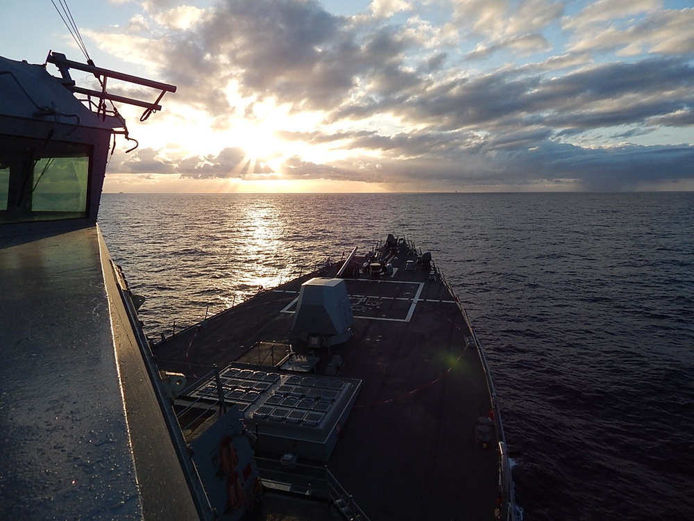 USS James E. Williams transits the Atlantic