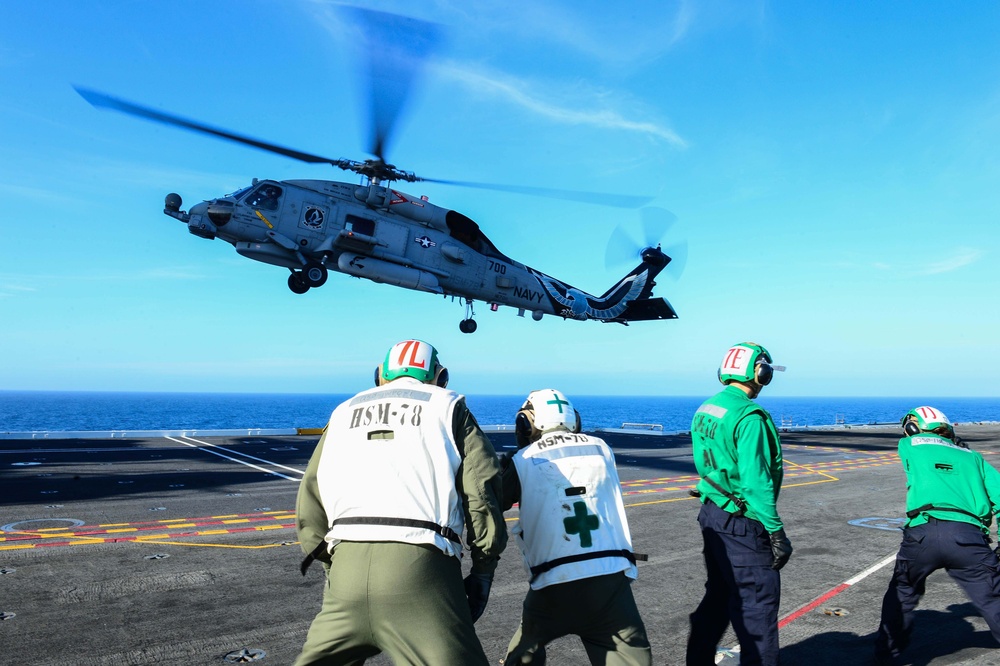 USS Ronald Reagan activity